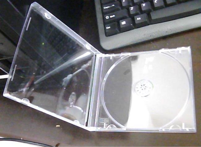 cdh 透明方形翻盖光盘盒(4)
