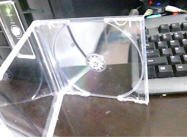 cdh 透明方形翻盖光盘盒(5)
