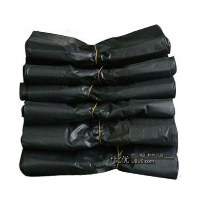 黑色塑料袋加厚背心式垃圾袋 (6)－1
