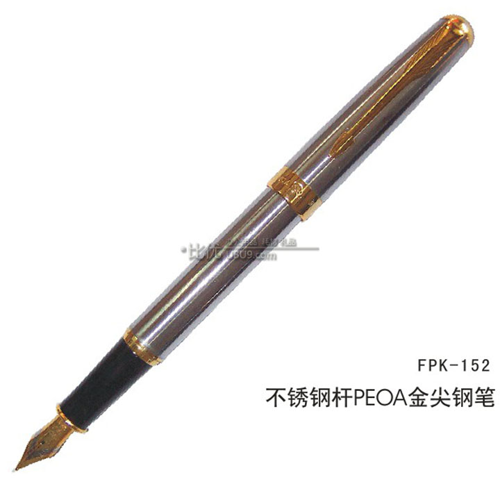 商务办公款不锈钢派克款金夹金尖钢笔FPK-152 (1)-1