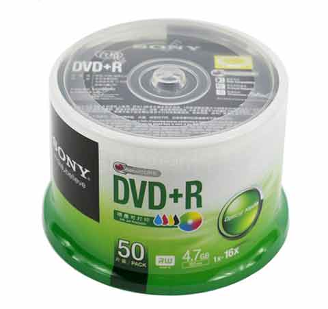 索尼sony-dvd+r光盘空白碟片-(4)4