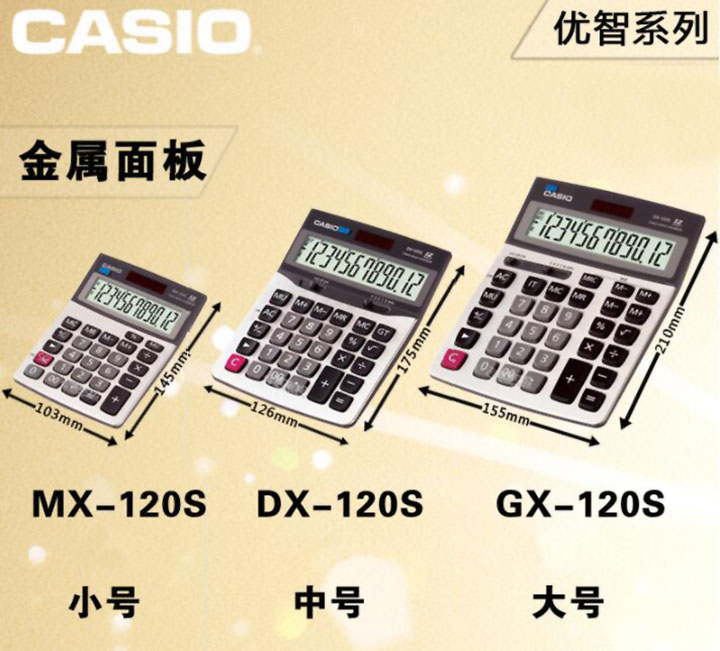 卡西欧GX-120S计算器 (5)