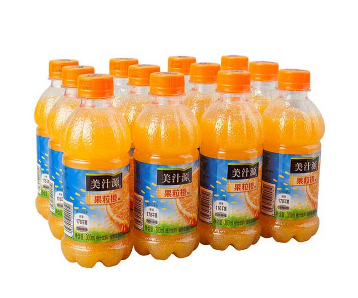 美汁源果粒橙-300ml-12瓶-(5)7