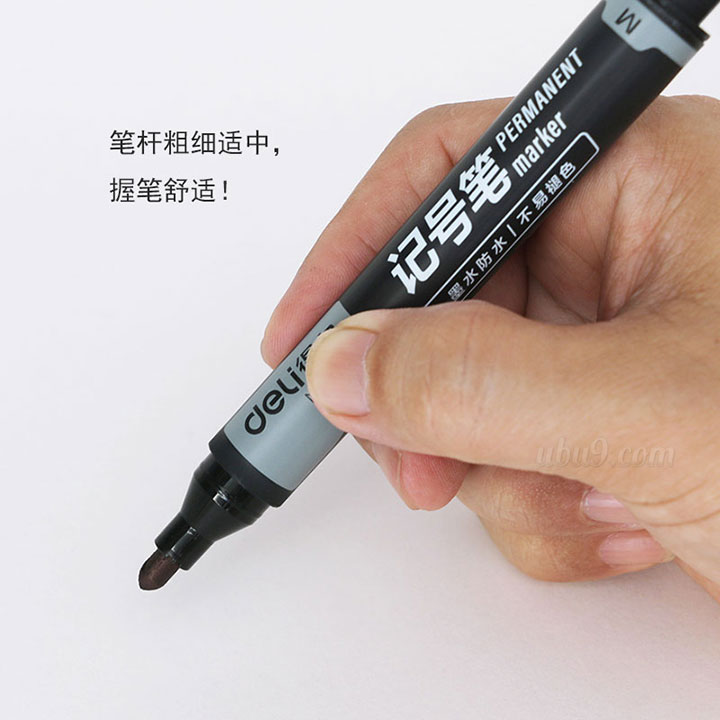 sxyp-dl得力6881单头油性笔--(91)广州比优文具批发配送